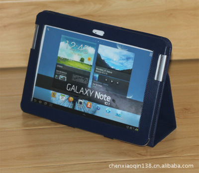 三星N8000皮套 專為Galaxy Note 10.1設(shè)計(jì)的荔枝紋支架款選購(gòu)指南